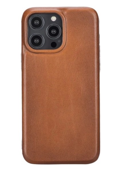 Apple iPhone 14 Pro Max Uyumlu Deri Arka Kapak Rock RST2E