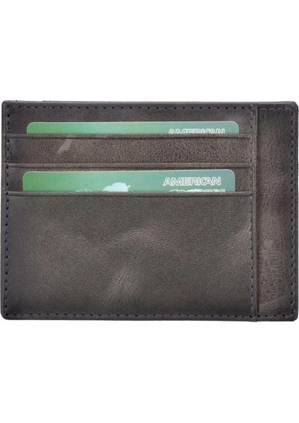 Deri Kartlık BLWL018 TN18EF Gri