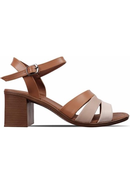 Frzn 03241 5 cm Topuklu Kadın Sandalet