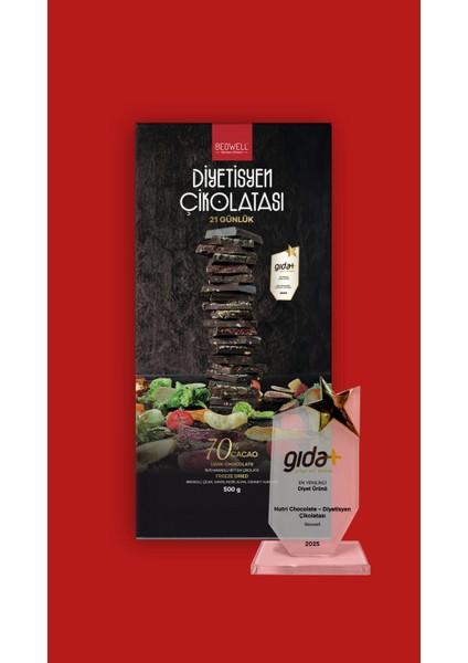Nutri Chocolate – Diyetisyen Çikolatası - Kitap Hediyeli