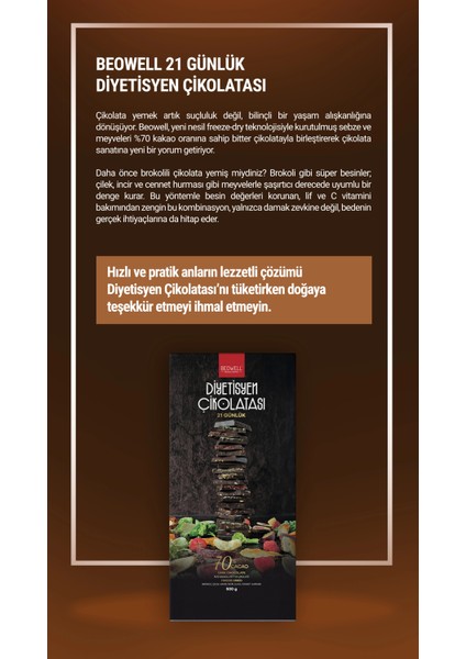 Nutri Chocolate – Diyetisyen Çikolatası - Kitap Hediyeli