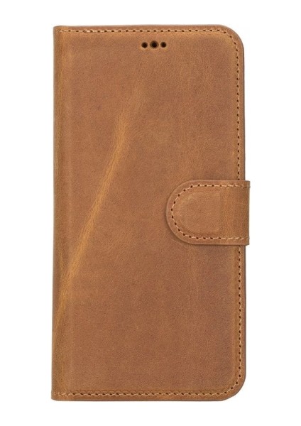 Apple iPhone 14 Pro Uyumlu Deri Cüzdanlı Kılıf Mwwn G19 Taba fırsatları