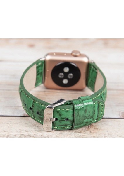 Apple Watch Uyumlu Deri Kordon 42-44-45MM Croco YK04 fiyatları
