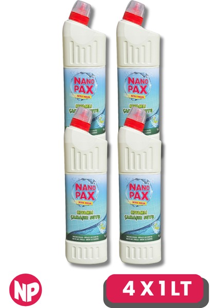 Ultra Yoğun Kıvamlı Çamaşır Suyu (Duct Ağızlı) 4 x 1lt fiyatları