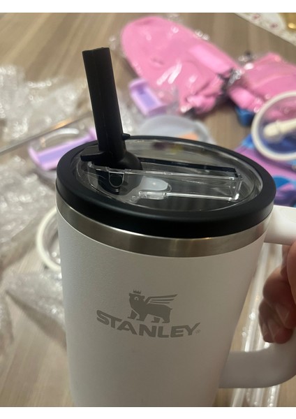 Quencher ile Uyumlu 1.18 Litre Pipetli Dökülmez Sızdırmaz Plastik Kapağı Siyah 1 Adet fiyatları