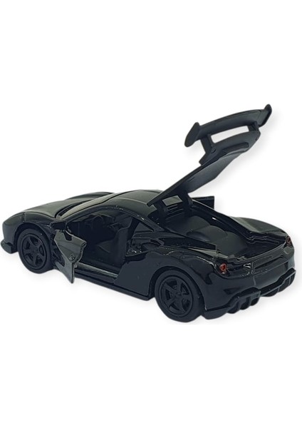 Çek Bırak Metal Küçük Arabalar 8 cm - 6411A-9 - Siyah modelleri
