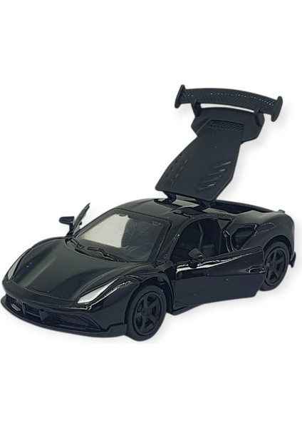 Çek Bırak Metal Küçük Arabalar 8 cm - 6411A-9 - Siyah indirimleri