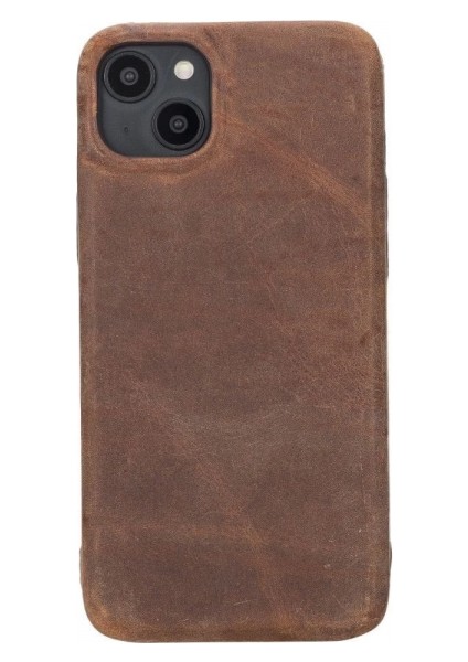 Apple iPhone 14 Plus Uyumlu Deri Arka Kapak Rock G2 indirimleri