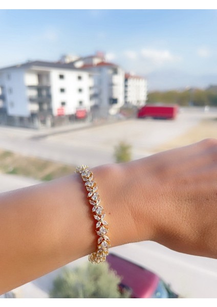 Kadın Xuping Çelik Bileklik