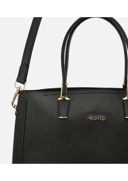 03CAH316300A100 KADIN Siyah Fermuarlı Omuz Çantası modelleri