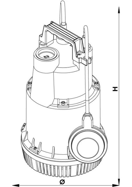 Flatörlü Elektromanyetik Dalgıç Pompa Sdf4 10 mt modelleri