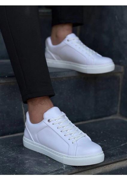 Mtxdpn Kb-Bx1 Kuback Beyaz Cilt Yüksek Beyaz Taban Günlük Erkek Ayakkabı (Numara: 40) modelleri