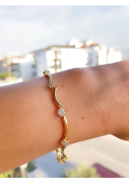 Kadın Xuping Çelik Bileklik