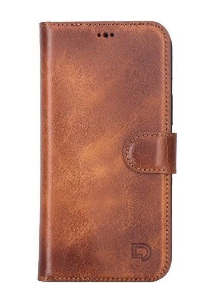 Apple iPhone 13 Pro Max Uyumlu Deri Cüzdanlı Kılıf Antik Taba fiyatları