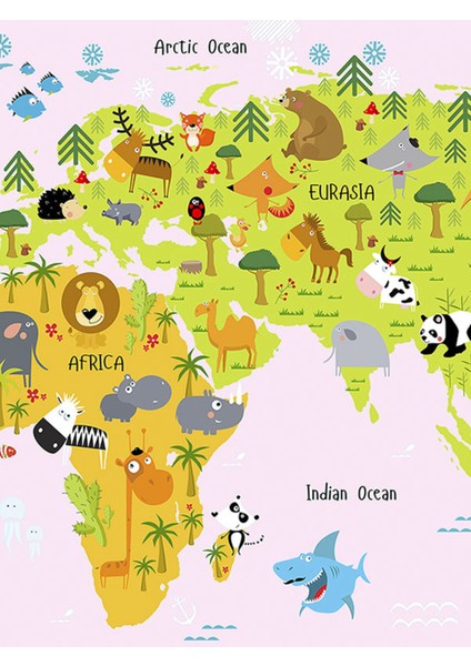 Duvar Kağıdı Eco Adventure - Doğa ile Keşfe Çık Tek Parça Poster Çocuk Odası Tekstil Duvar Kaplaması fiyatları