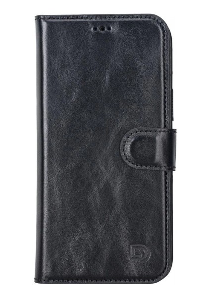 Apple iPhone 13 Pro Max Uyumlu Deri Cüzdanlı Kılıf Rustik Siyah fiyatları