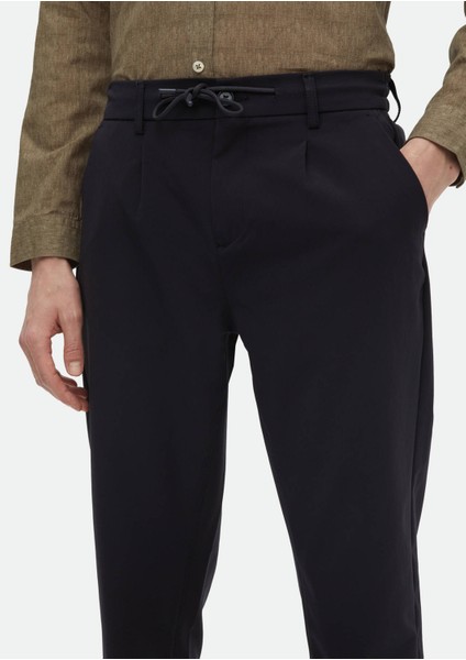 Lacivert Düz Dokuma Jogging Fit Casual Pantolon modelleri