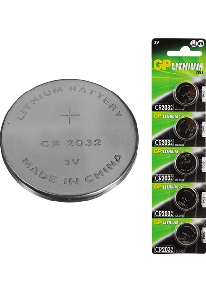 GP CR2032 Lityum.Pil 5 li Paket fiyatları