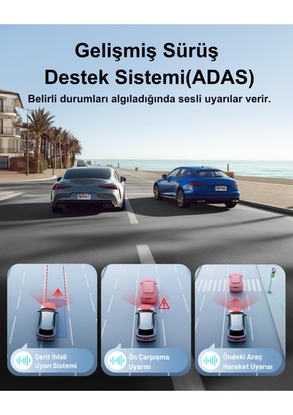 Redtıger F9 Lite 4K Mini Araç Kamerası – Adas Destekli, Wi-Fi & Gps, G-Sensör, 24 Saat Park Modu, Gece Görüş, 32GB Kart Dahil modelleri