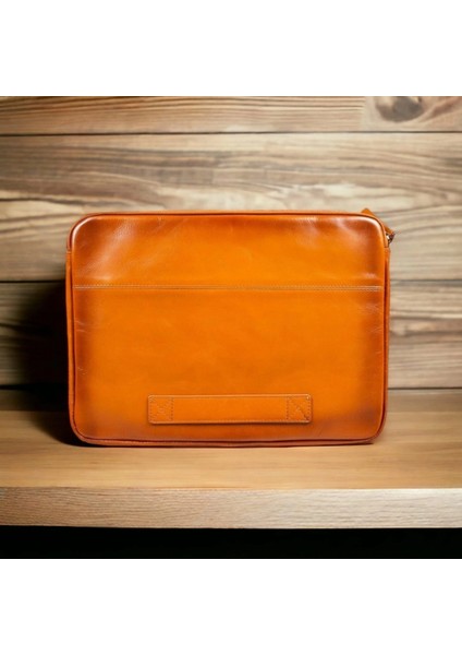 Awe 14 Inç MacBook ve Pc Uyumlu Deri Kılıf RST2EF Taba indirimleri