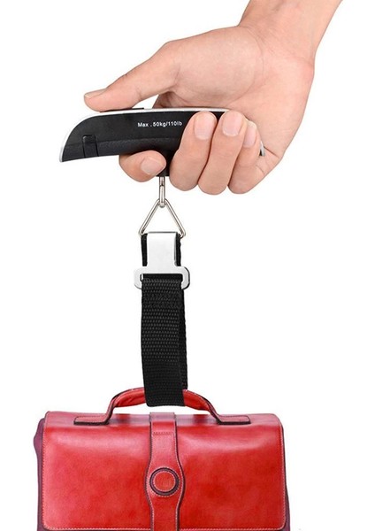 Dijital Bagaj Tartısı Ve Bagaj Ölçeği 30 Kg'a Kadar Dara Fonksiyonlu