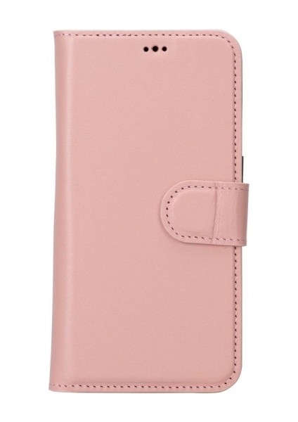 Apple iPhone 15 Pro Uyumlu Deri Cüzdanlı Kılıf Mwwn Nu2 Pembe fırsatları