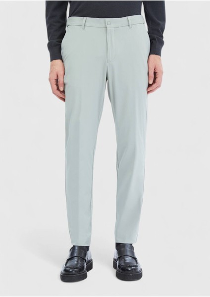 Bej Düz Örme Jogging Fit Casual Pantolon fiyatları