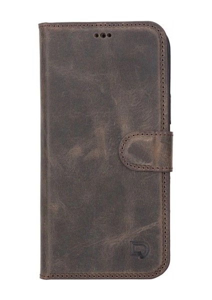 Apple iPhone 13 Pro Max Uyumlu Deri Cüzdanlı Kılıf Acı Kahve fiyatları