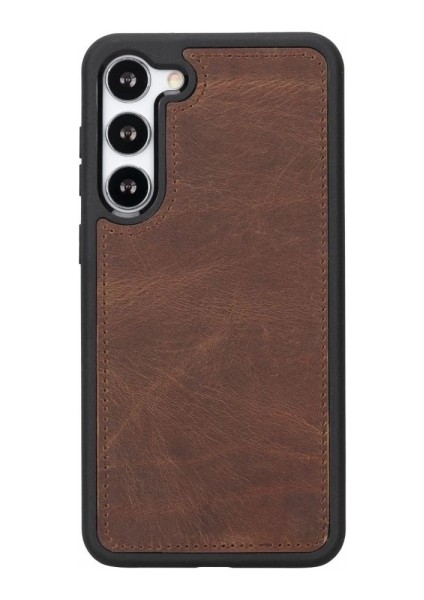 Samsung Galaxy S23 Plus Uyumlu Deri Cüzdanlı Kılıf G2 Kahve modelleri