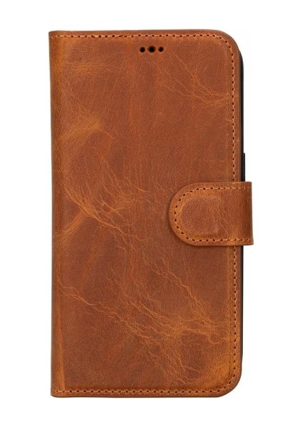 Apple iPhone 15 Pro Uyumlu Deri Cüzdanlı Kılıf Mwwn G19 Taba fırsatları