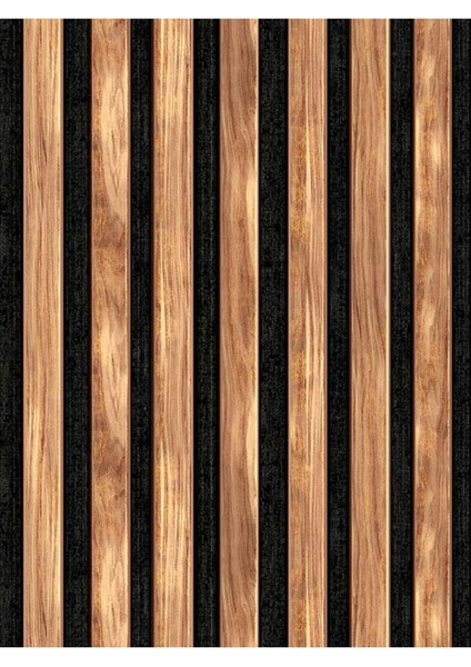 Ahşap Lambri Desenli Isı ve Ses Yalıtımlı Sağlıklı Tekstil Duvar Kağıdı fiyatları