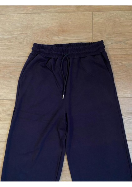 Modal Karışımlı Bol Kesim Geniş Paça Eşofman Altı fiyatları