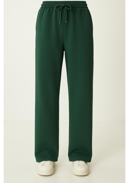 Modal Kumaş Bol Paça Pantolon - Geniş Paça Eşofman Altı