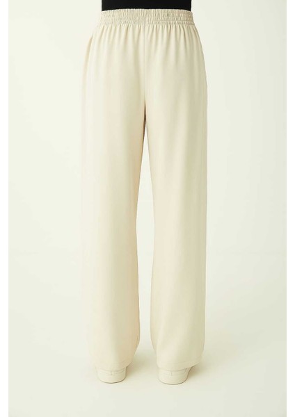 Modal Kumaş Bol Paça Pantolon - Geniş Paça Eşofman Altı fiyatları