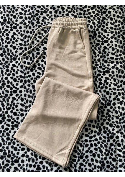 Modal Karışımlı Bol Kesim Pantolon Oversize Kesim Eşofman Altı