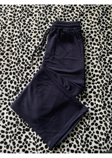 Modal Karışımlı Bol Kesim Pantolon Oversize Kesim Eşofman Altı