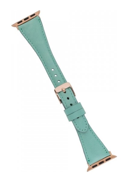 Apple Watch Uyumlu Deri Kordon 42-44-45MM Slim Brn7 modelleri