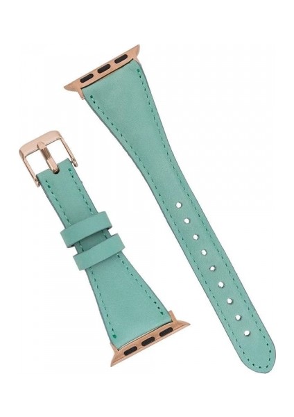 Apple Watch Uyumlu Deri Kordon 42-44-45MM Slim Brn7 fırsatları