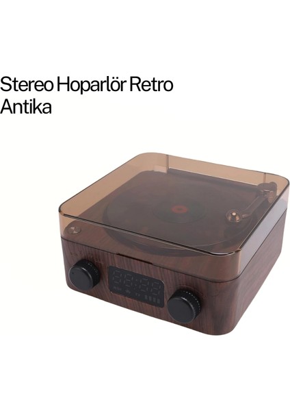 Bfs Gramafon Speaker Kahverengi