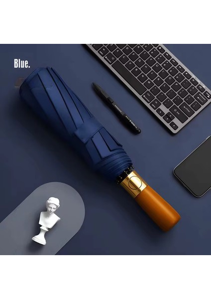 Ahşap Saplı 10 Telli Luxury Şemsiye