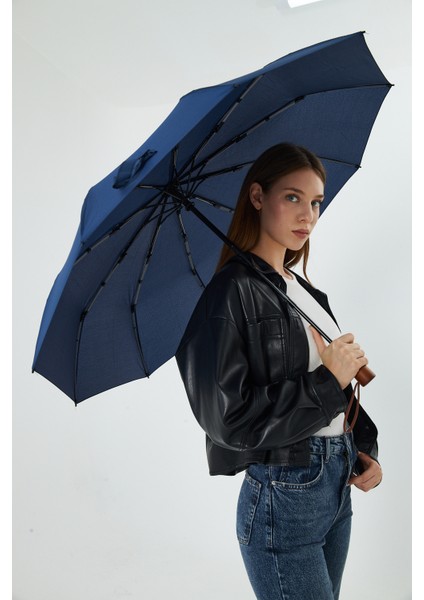 Ahşap Saplı 10 Telli Luxury Şemsiye