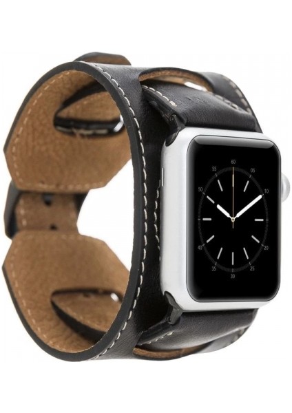 Apple Watch Uyumlu Deri Kordon 42-44-45MM Cuff Rst1 fırsatları