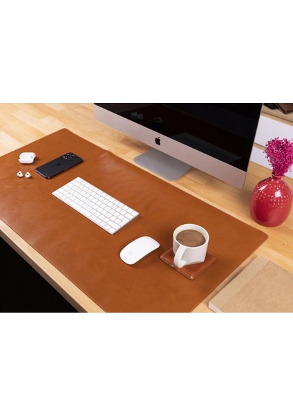 Deri Masa Matı 91*48CM RST2EF Taba