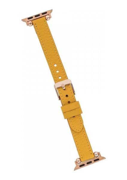 Apple Watch Uyumlu Deri Kordon 38-40-41MM Ferro FL12 modelleri