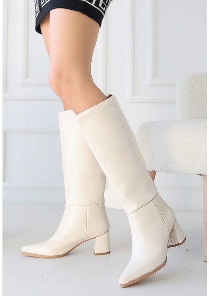 Mtxdpn Roksa Ten Cilt Topuklu Çizme (Numara: 40) fiyatları