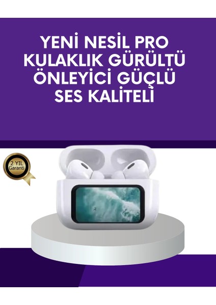 Bfs Dokunmatik Ekranlı Bluetooth Kulaklık Anc Gürültü Önleme Suya Dayanıklı
