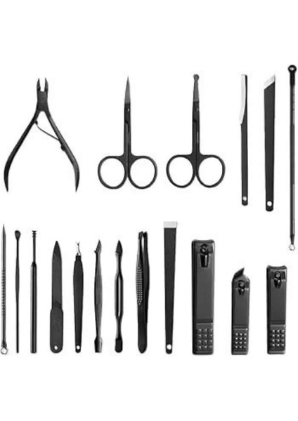 Bfs 17 Parça Manikür Seti El ve Ayak Bakımı Törpü Cımbız Tırnak Temizleme modelleri
