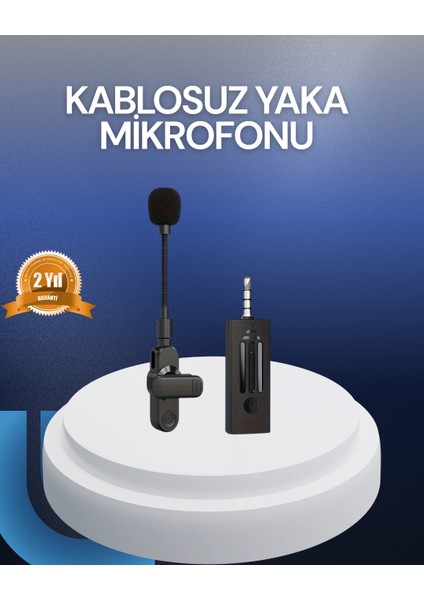 Bfs Bluetooth 5.2 Kablosuz Mikrofon – 360° Ses Algılama, Gürültü Engelleme, 4 Saat Çalışma