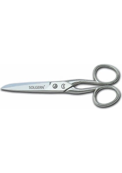 232-6 Iplik ve Kumaş Temizleme Makası No: 6 Inç / 15,24 cm - Nikel Kaplama