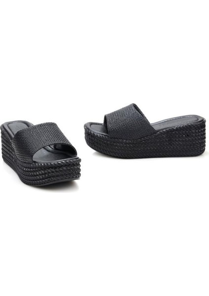 Hco 03239 Dolgu Topuk Kadın Günlük Terlik modelleri